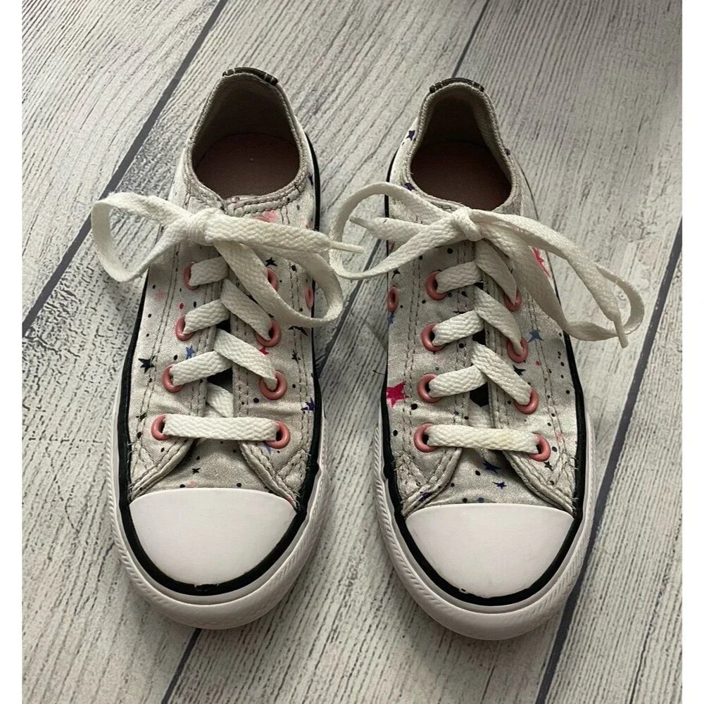 Stars Converse All Stars Little Girl Shoes, Size 11